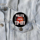 Höflicher bis zum "Tip-Off"-Basketball-Spaß Button (Beispiel)