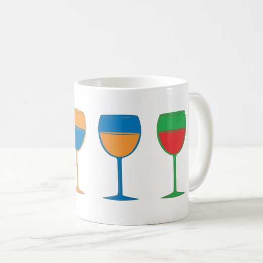 Höflicher Wein Kaffeetasse (VorderseiteRechts)
