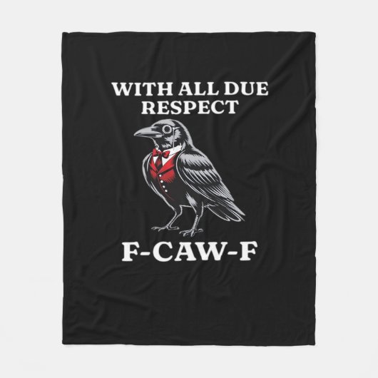 Höfliches F-Caw-F Fleecedecke (Vorderseite)