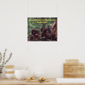 Höflichkeit im Klassenzimmer Poster (Küche)