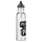 Höflichkeit ist der neue Punk Edelstahlflasche (Links)