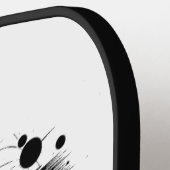 Höflichkeit ist subversiv pickleball schläger (Linke Seite)