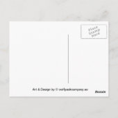 Höflichkeit Postkarte (Rückseite)