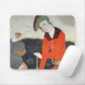 Höfling am Gericht von Shah Abbas I Mousepad (Mit Mouse)