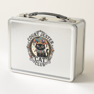 Hofnarr Katze Lustige Katzenliebhaber Design - Hof Metall Brotdose