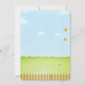 Hoftiere Ranch Kinder Geburtstag Einladung (Rückseite)