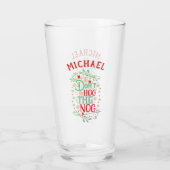 Hog den Krug nicht Personalisiert Glas (Rückseite)