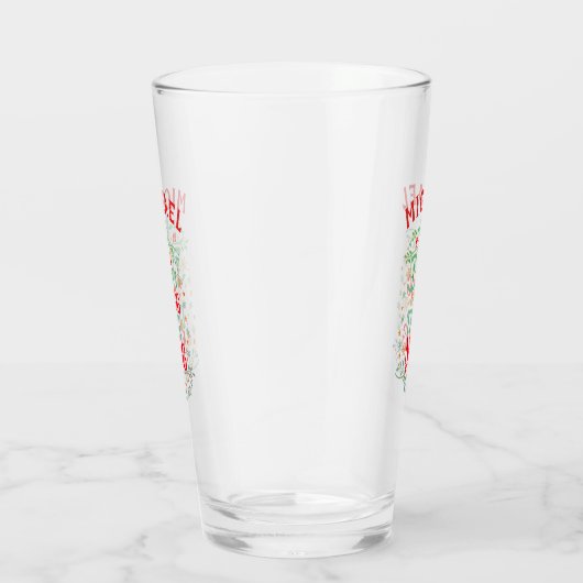 Hog den Krug nicht Personalisiert Glas (Rechts)