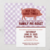 Hog die gute Zeit, um zu schweigen Einladung (Vorne/Hinten)