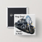 Hog Dog - Reitfertig! Button (Vorne & Hinten)