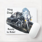 Hog Dog - Reitfertig! Mousepad (Mit Mouse)