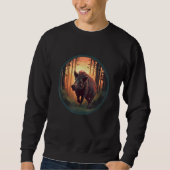 Hog Exterminator Quote for Boar Hunting Sweatshirt (Vorderseite)