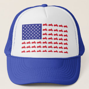 HOG-Flag-rot-weiß-blau Truckerkappe