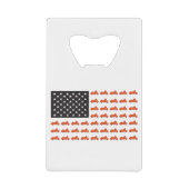 HOG-Flagge - Orange. Geldbeutel Flaschenöffner (Vorderseite)