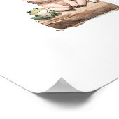 Hog. Frosch, & Hund auf ein Protokoll! Niedlich Ki Poster (Ecke)