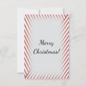 Hog Hat Snowman Dankeskarte (Rückseite)