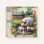 Hog Heaven Harvest Familienrezeptbuch Notizblock (Vorderseite)