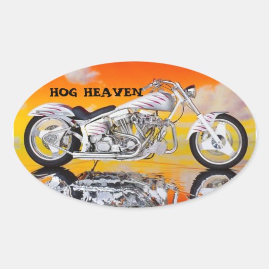 HOG HEAVEN HELMET STICKERS PKG VON 4 (Vorderseite)