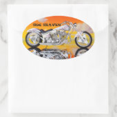 HOG HEAVEN HELMET STICKERS PKG VON 4 (Tasche)