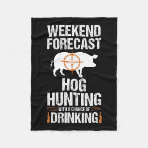 Hog Jagd Sonniges Wochenende Bierbrauer Hunter Sch Fleecedecke