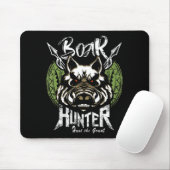 Hog Junting Fun Boar Hunter Gift Mousepad (Mit Mouse)