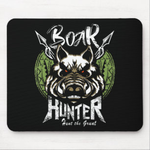 Hog Junting Fun Boar Hunter Gift Mousepad