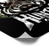 Hog Junting Fun Boar Hunter Gift Poster (Ecke)