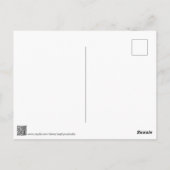 Hog-nosed Skunk (Texan Skunk) Audubons Quadrupeds Postkarte (Rückseite)