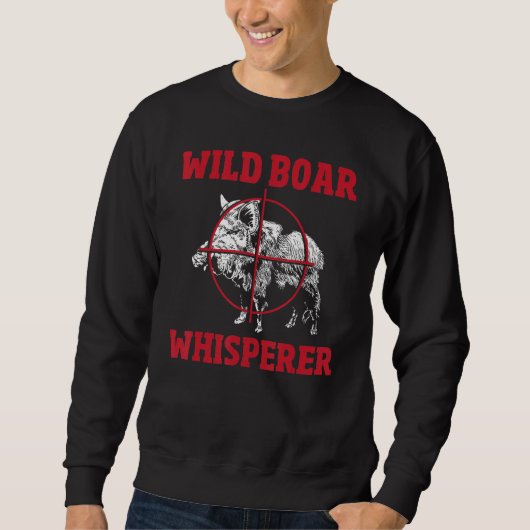 Hog Remoting Technician Hog Hunter Boar Jagd Sweatshirt (Vorderseite)