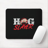 Hog Slayer - Wildhüter für die Jagd auf Wildschwei Mousepad (Mit Mouse)