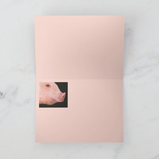 Hog und Chickadefreunde Karte (Innenseite)