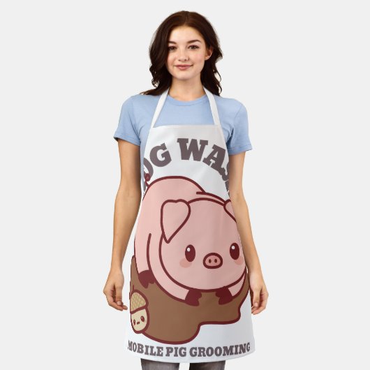 Hog Wash Schürze (Getragen)