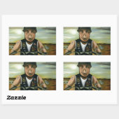 Hog Wild Rechteckiger Aufkleber (Blatt)