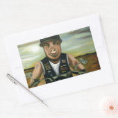 Hog Wild Rechteckiger Aufkleber (Umschlag)