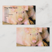 Hog Wildfarm Visitenkarte (Vorne/Hinten)