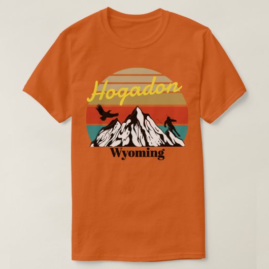 Hogadon Basin ski Wyoming T-Shirt (Design vorne)