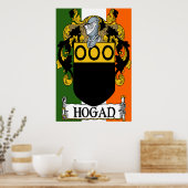Hogan Coat of Arms Irish Flag Print Poster (Küche)
