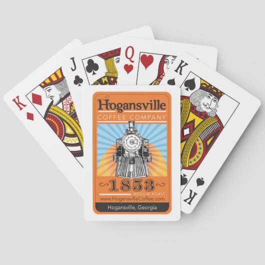 Hogansville Coffee Playing Cards (1853) Spielkarten (Rückseite)