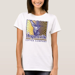 Hogansville Kaffee-Damen-Spaghetti-Bügel-T-Shirt T-Shirt