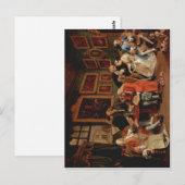 Hogarth, William Marriage ?-la-Mode: Die Ehe  Postkarte (Vorne/Hinten)