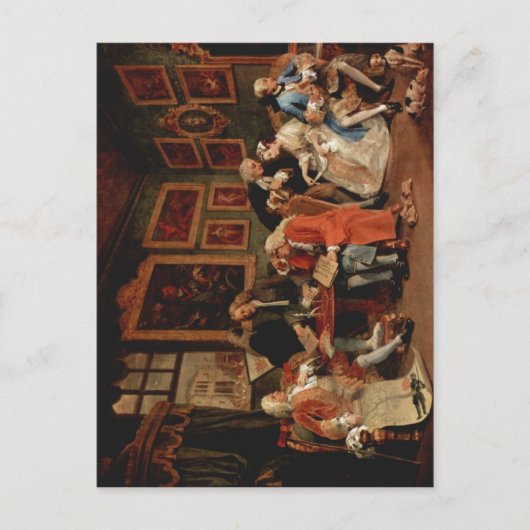 Hogarth, William Marriage ?-la-Mode: Die Ehe  Postkarte (Vorderseite)