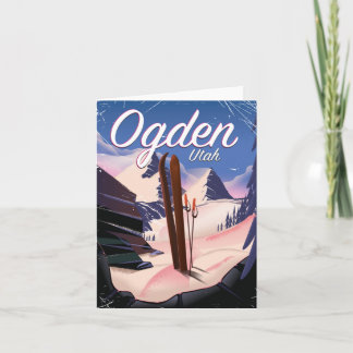 Hogden, Utah Ski Poster