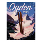 Hogden, Utah Ski Poster (Vorderseite)
