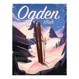 Hogden, Utah Ski Poster