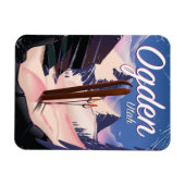 Hogden, Utah Ski Poster Magnet (Horizontal)