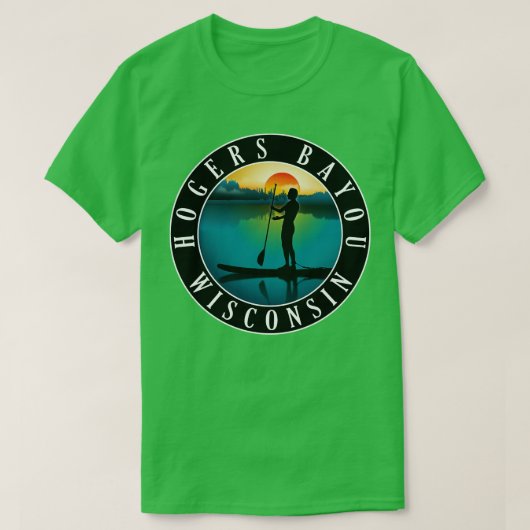 Hogers Wisconsin Paddleboarding T-Shirt (Design vorne)