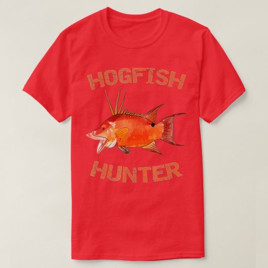 Hogfish Hunter Florida Fishing Hogfish T-Shirt (Design vorne)