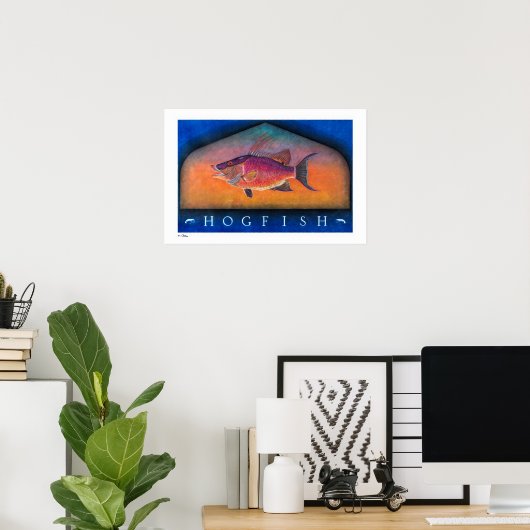 Hogfish Poster, Prints und Rahmen Poster (Heimbüro)