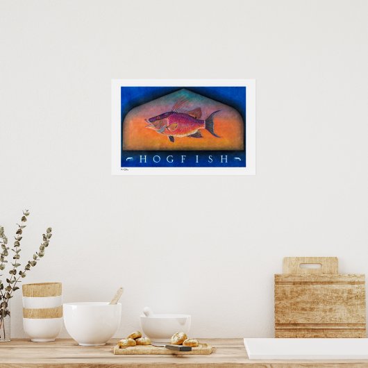 Hogfish Poster, Prints und Rahmen Poster (Küche)