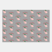 Hoggy Holidays! Elf Pig Geschenkpapier Set (Vorderseite)